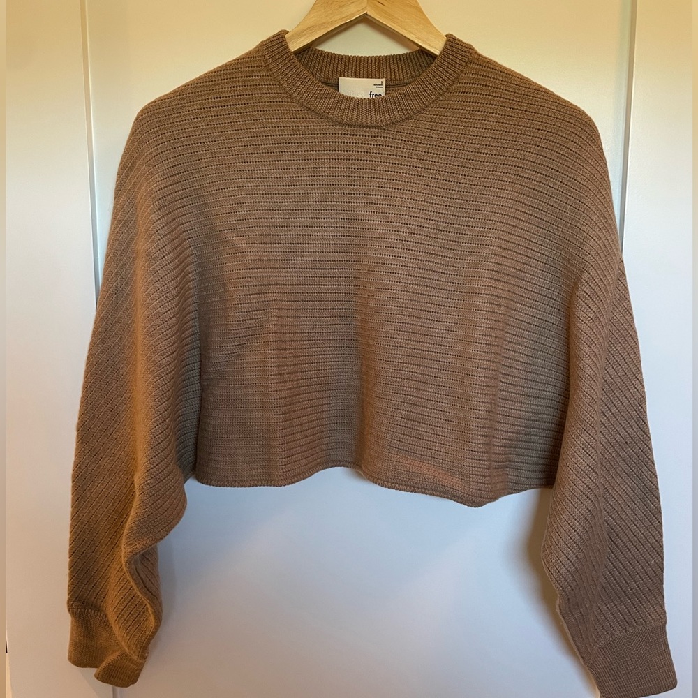 Wilfred Free Crop Camel Sweater